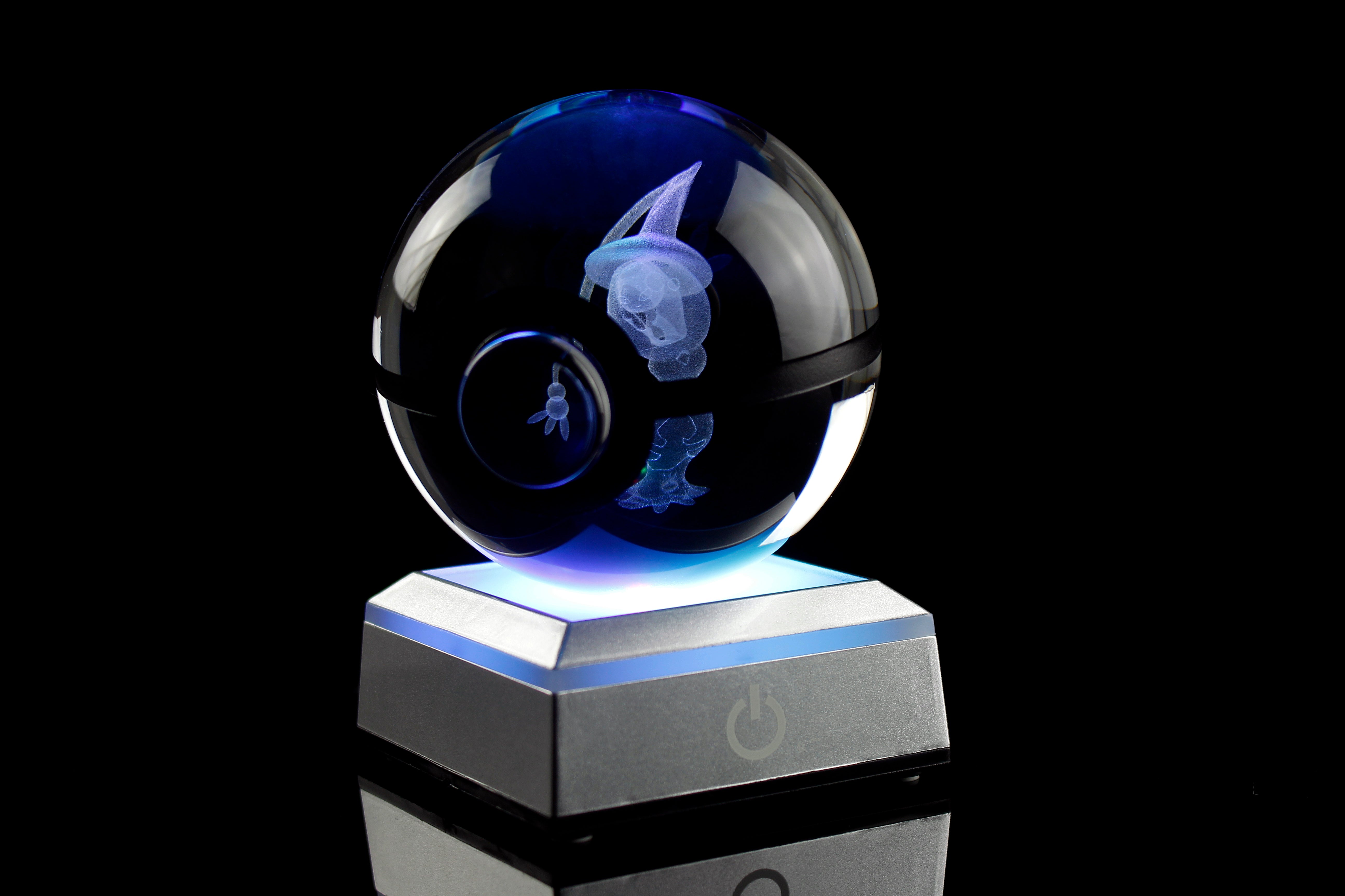 Hatterene Large Crystal Pokeball