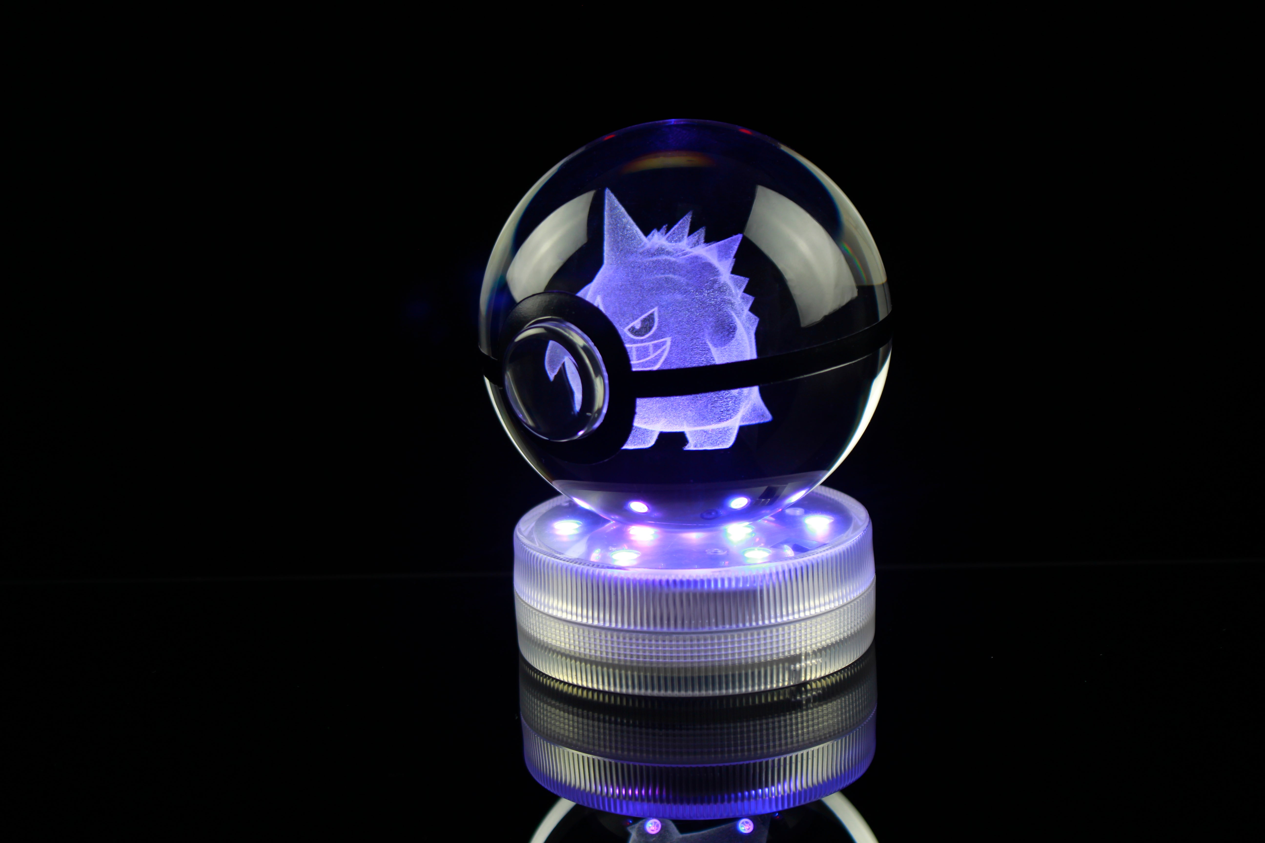 Gengar Large Crystal Pokeball