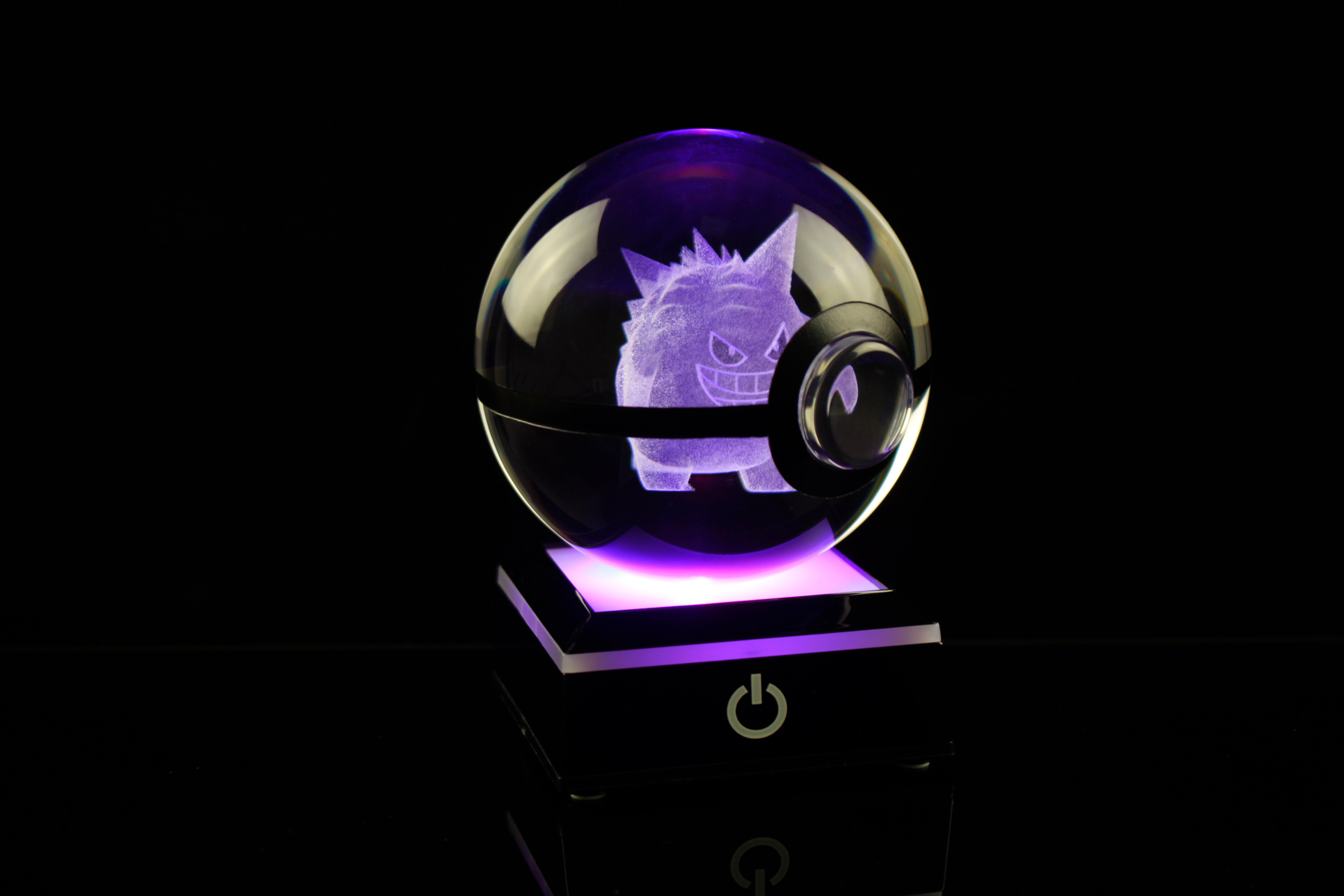 Gengar Large Crystal Pokeball