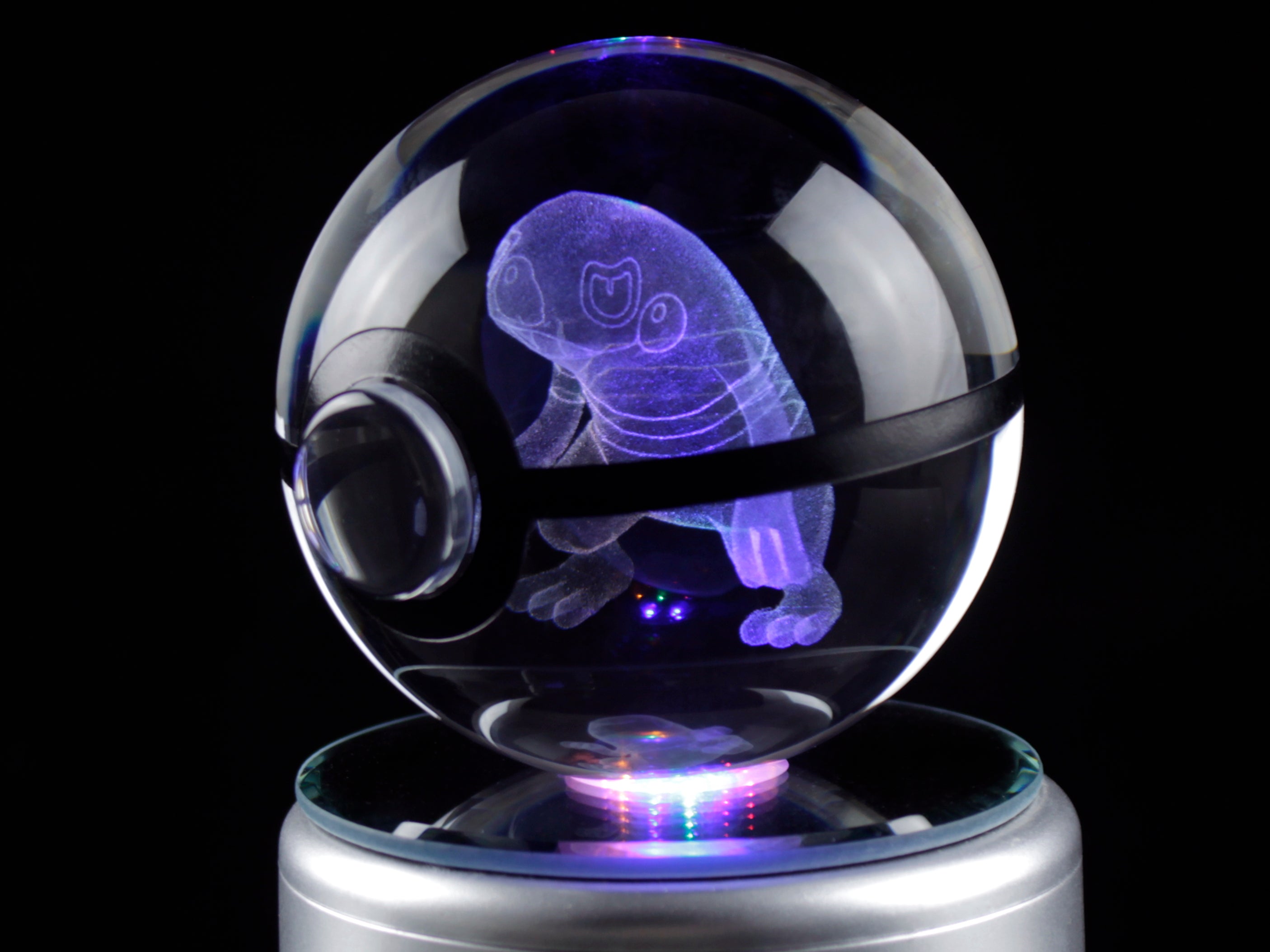 Croagunk Large Crystal Pokeball