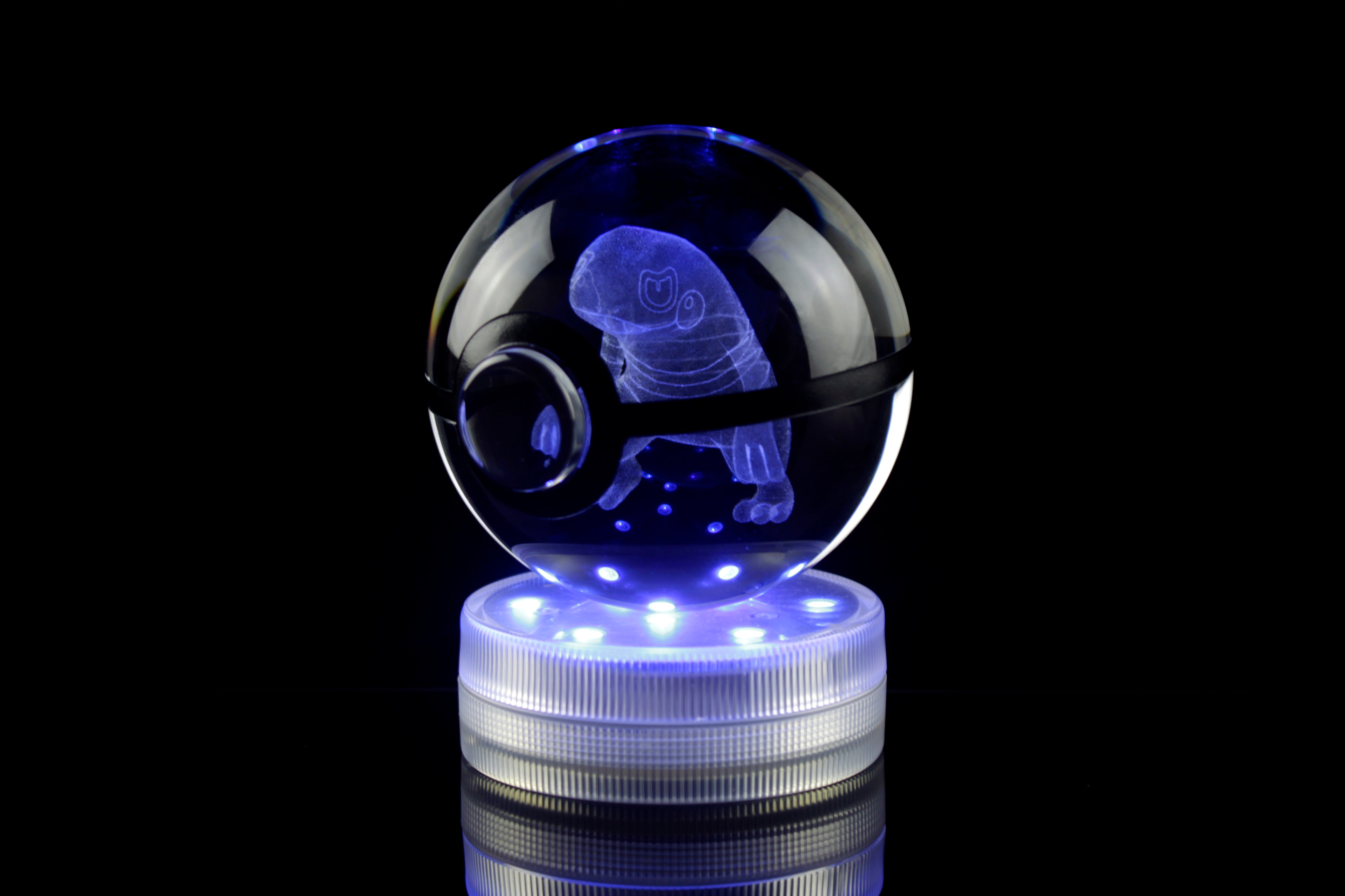 Croagunk Large Crystal Pokeball