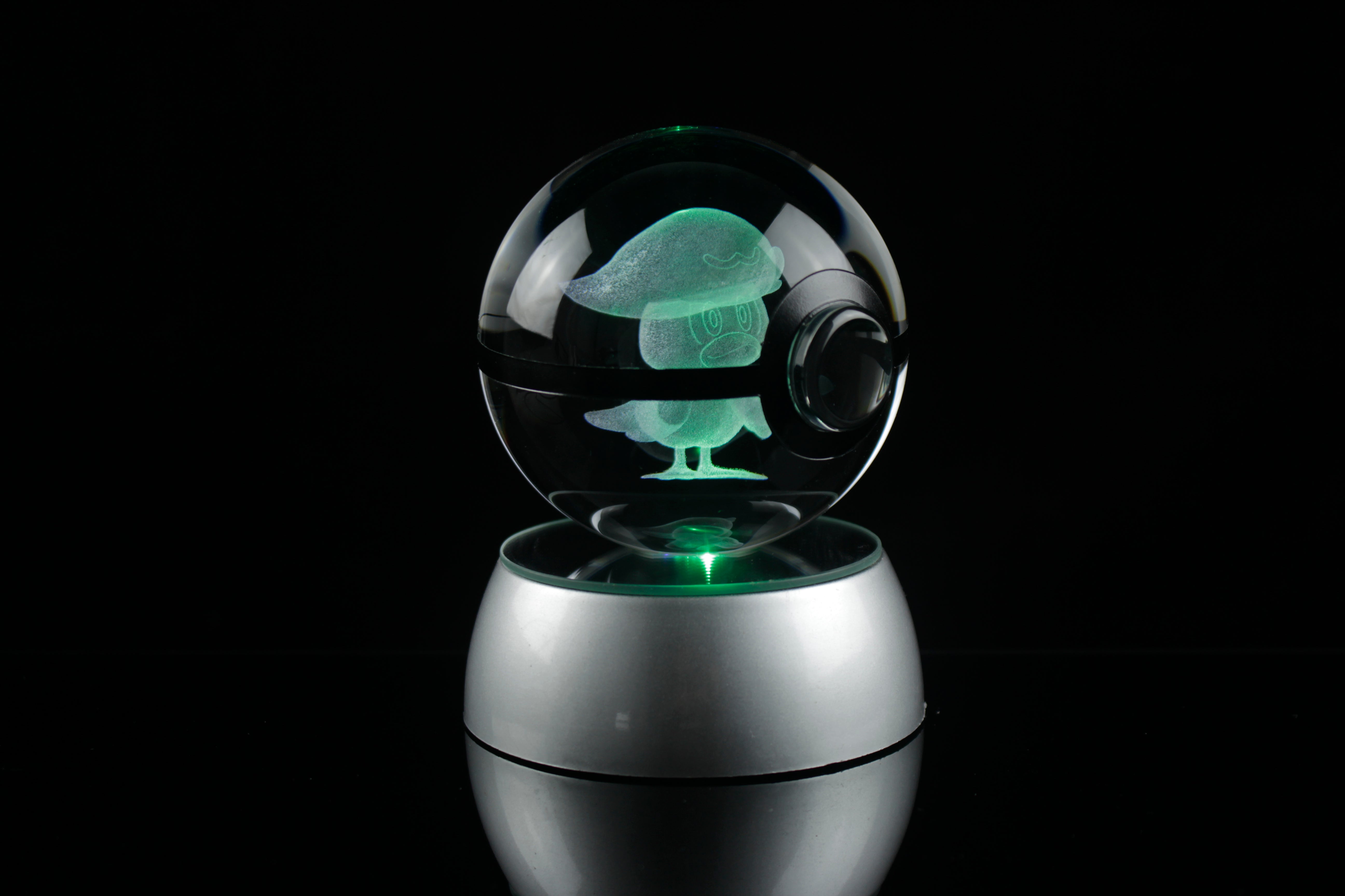 Quaxly Large Crystal Pokeball