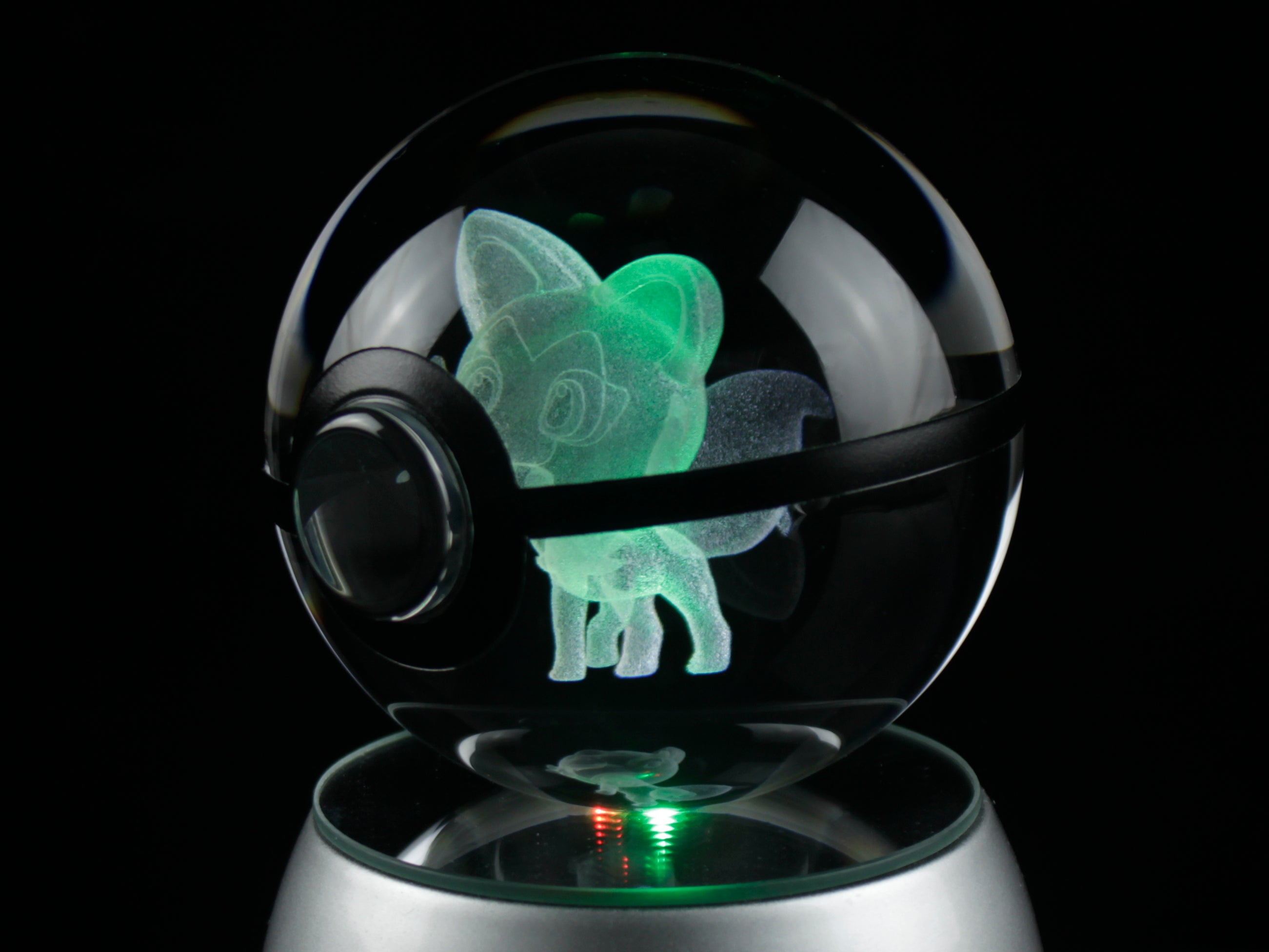 Sprigatito Large Crystal Pokeball