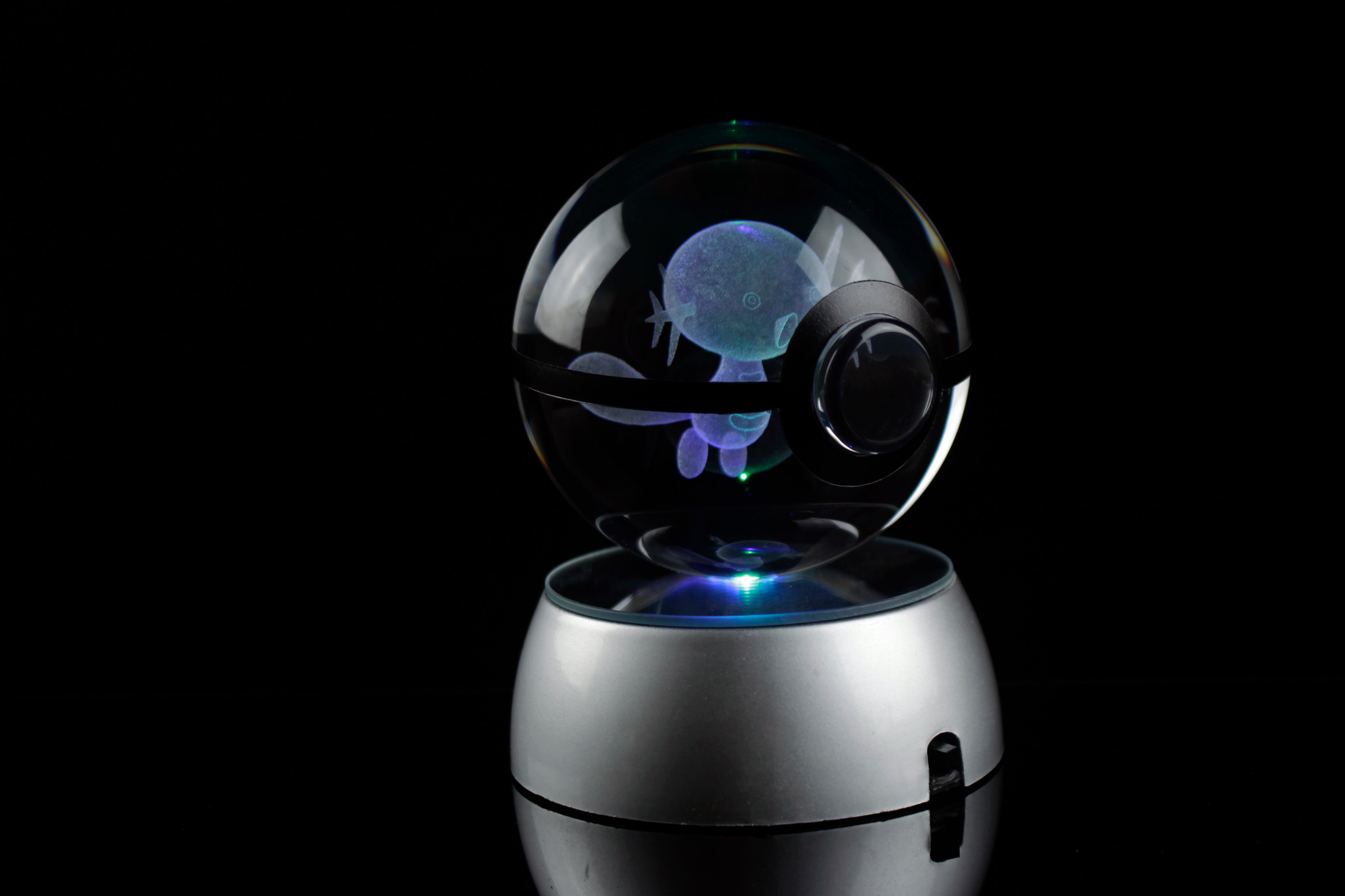 Wooper Large Crystal Pokeball