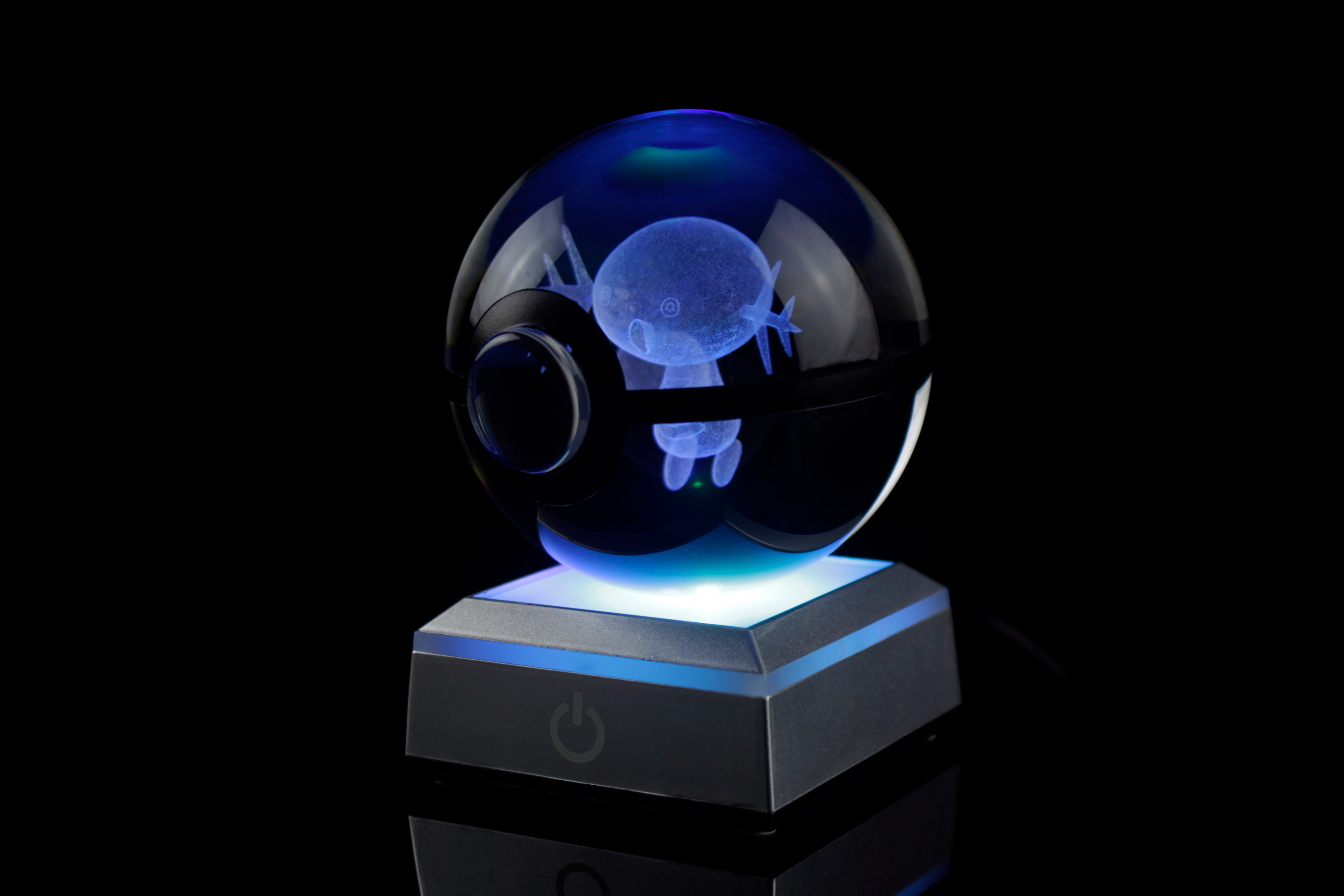 Wooper Large Crystal Pokeball