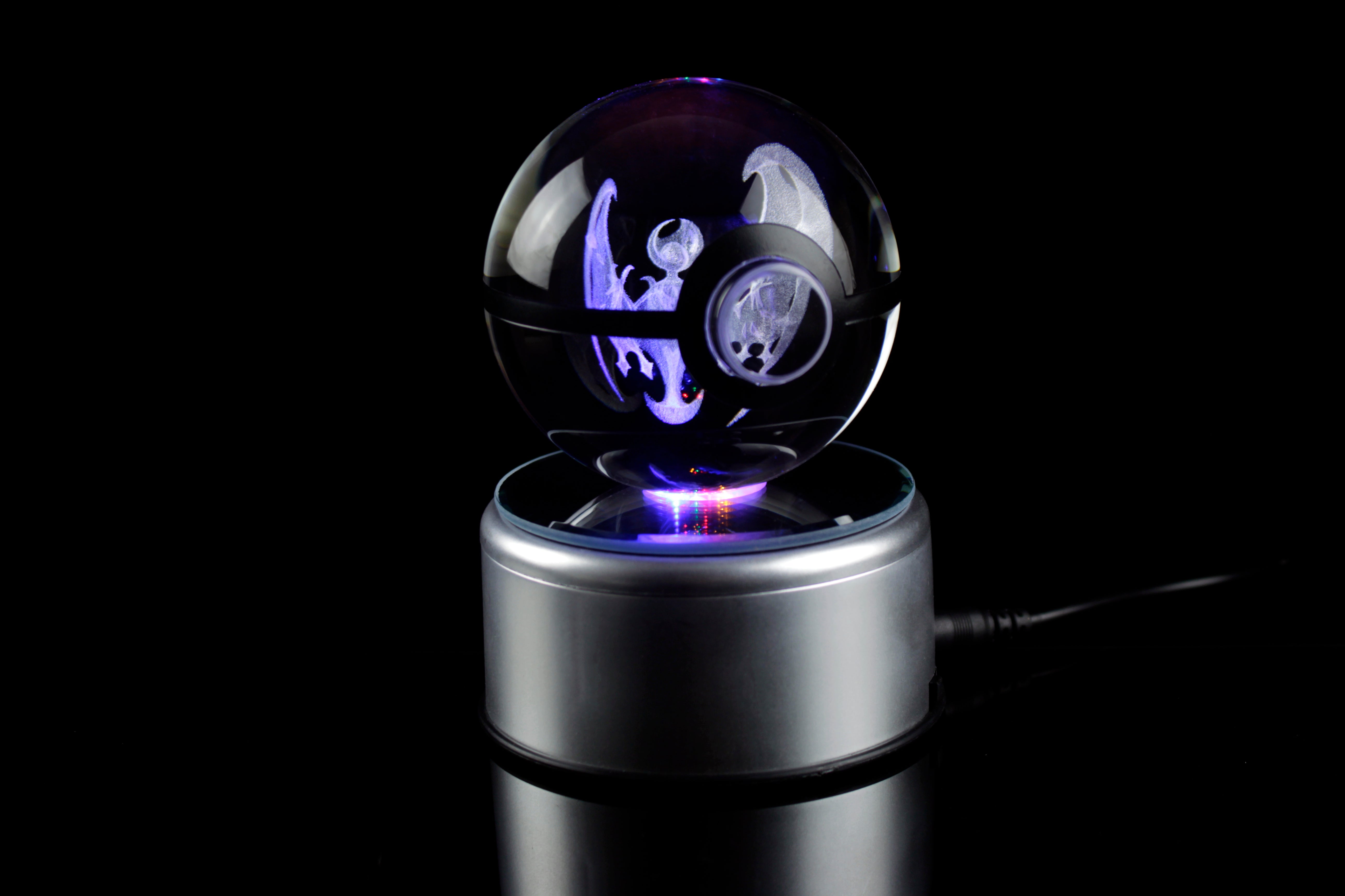 Lunala Large Crystal Pokeball