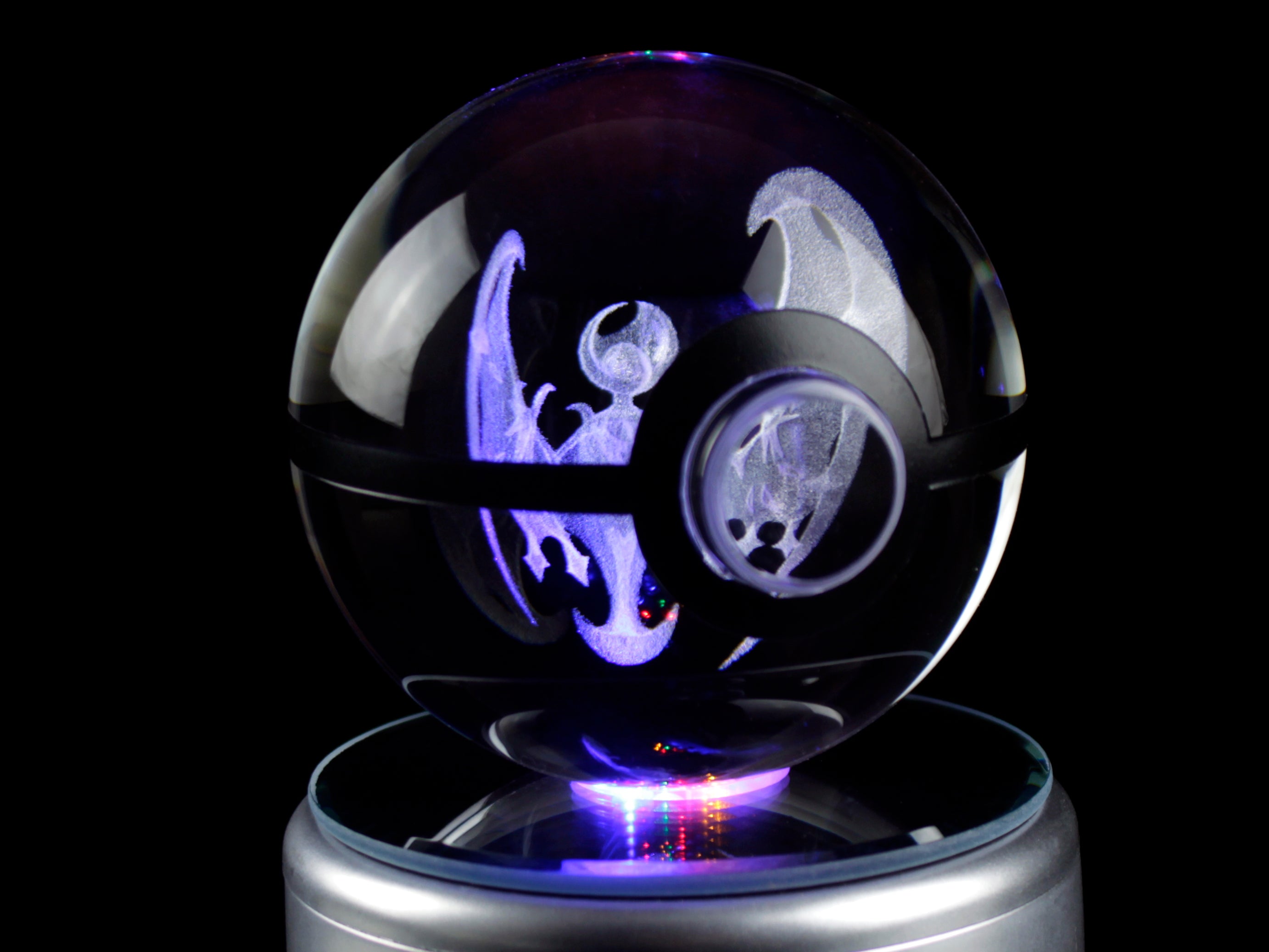 Lunala Large Crystal Pokeball