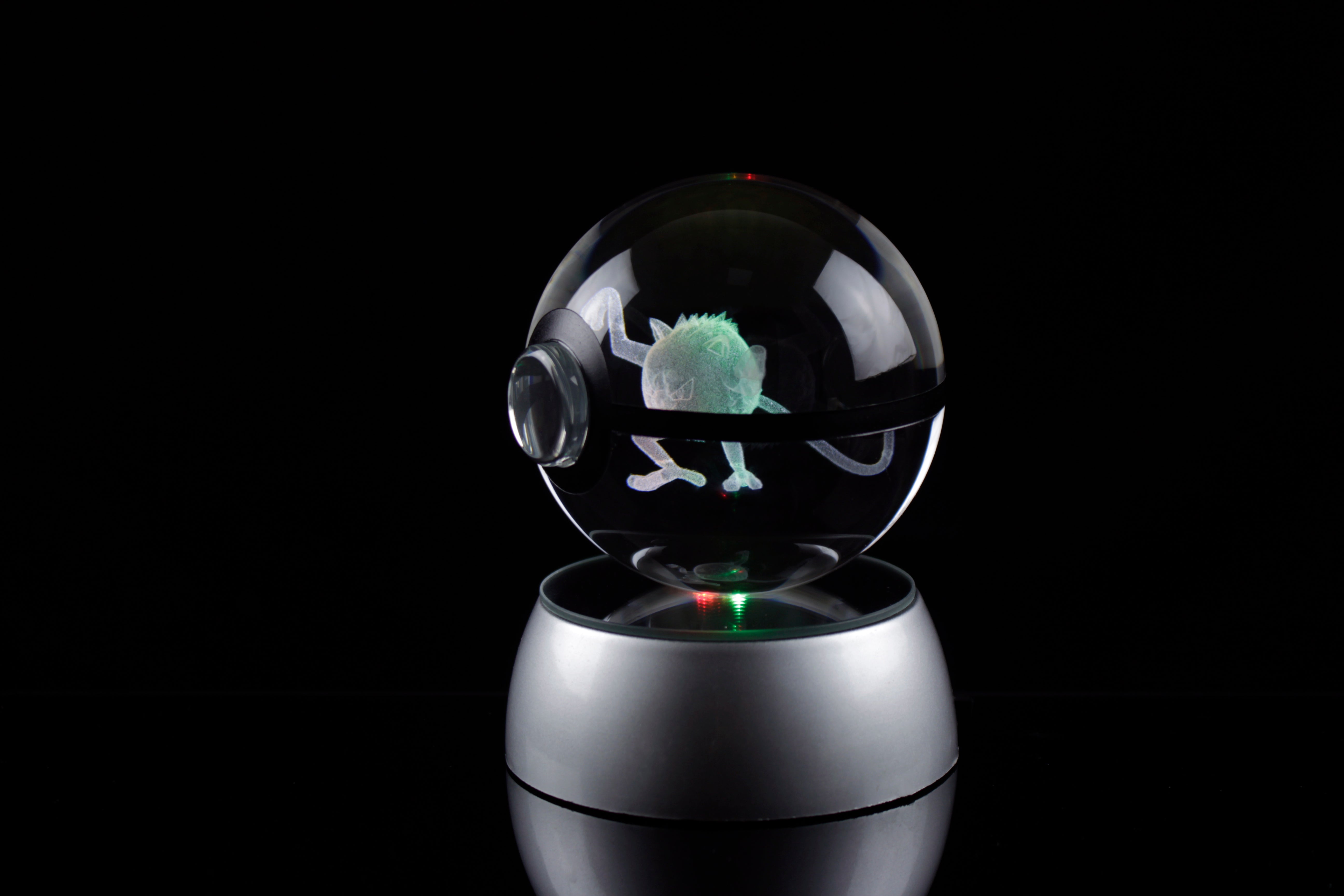 Mankey Large Crystal Pokeball