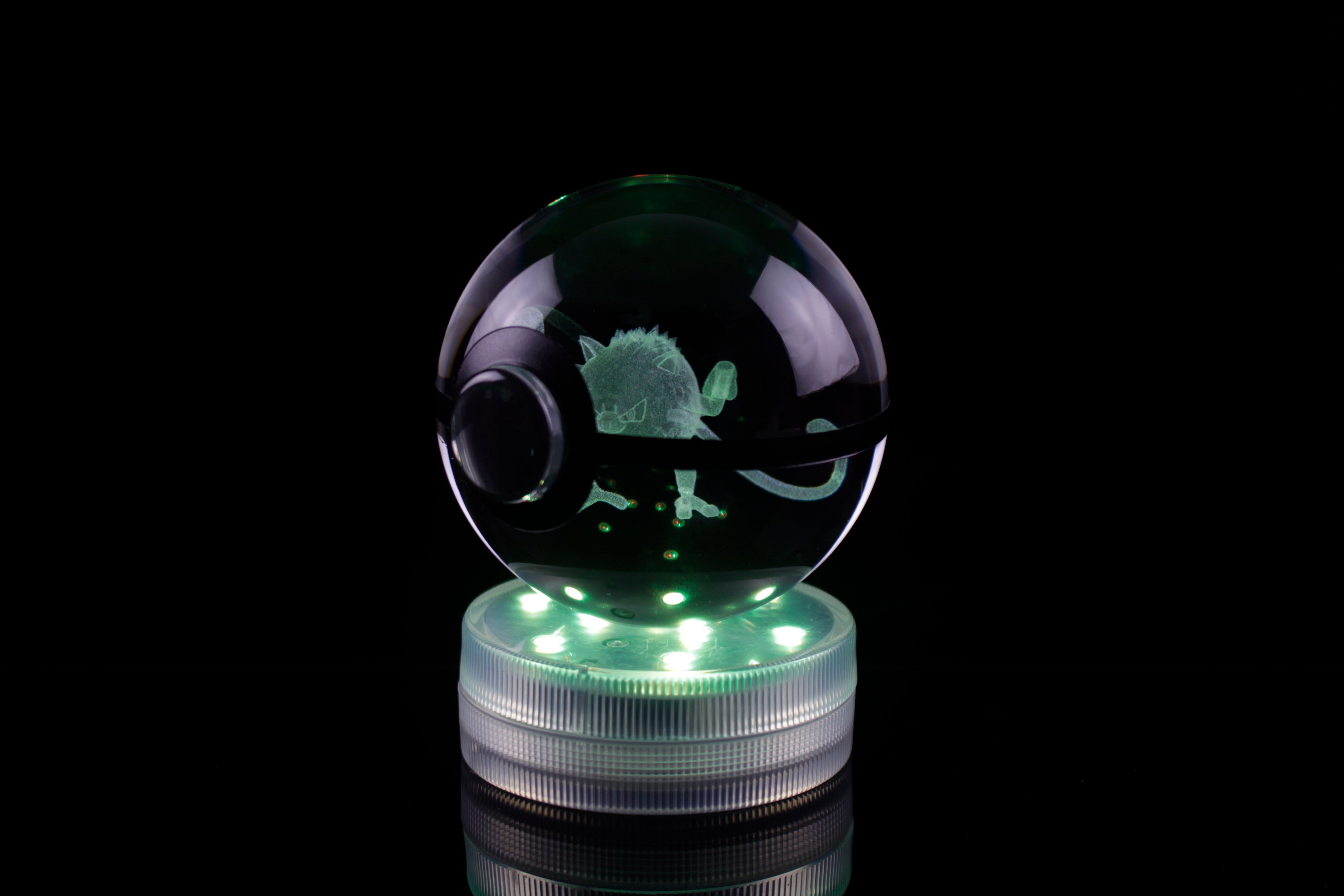 Mankey Large Crystal Pokeball