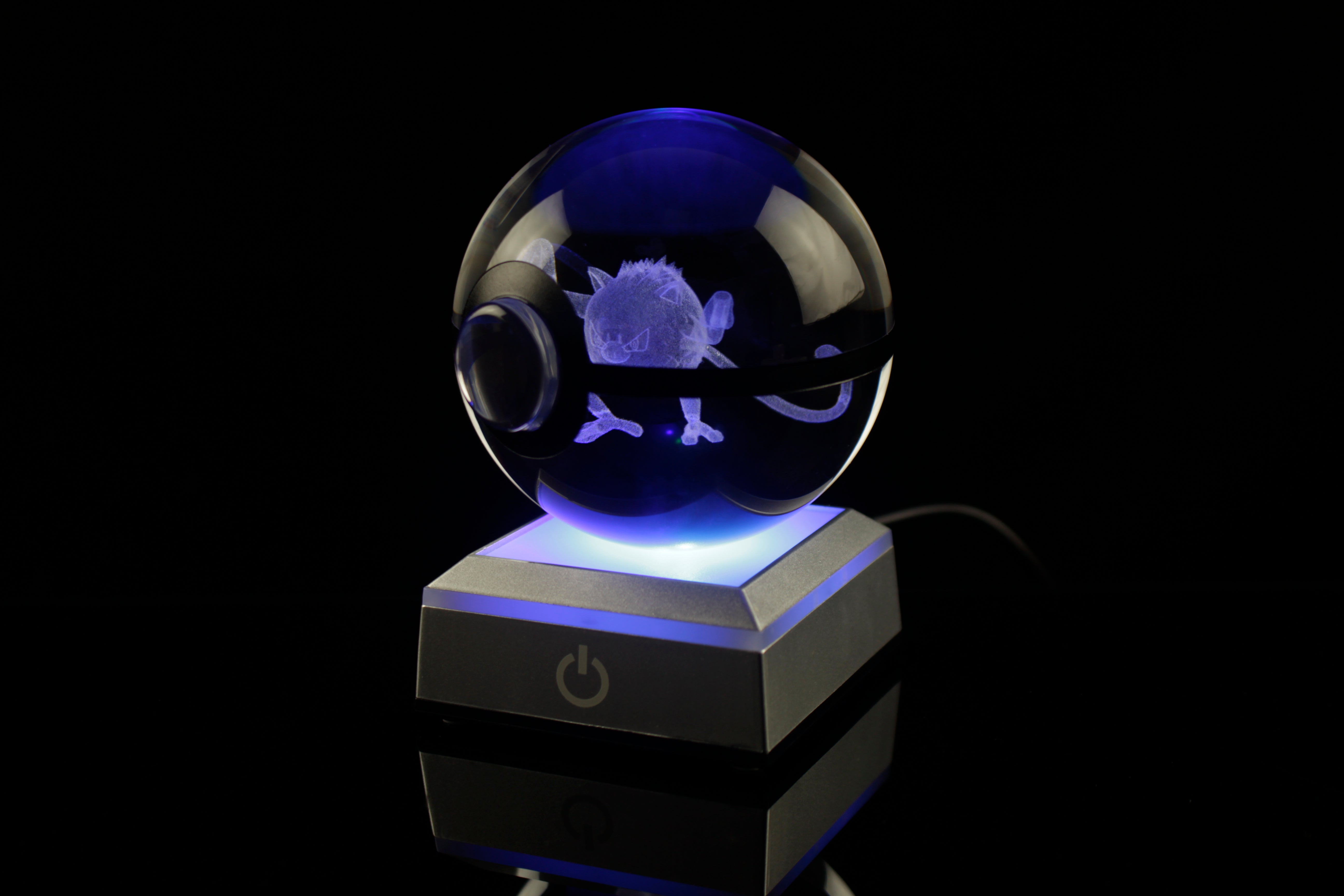 Mankey Large Crystal Pokeball