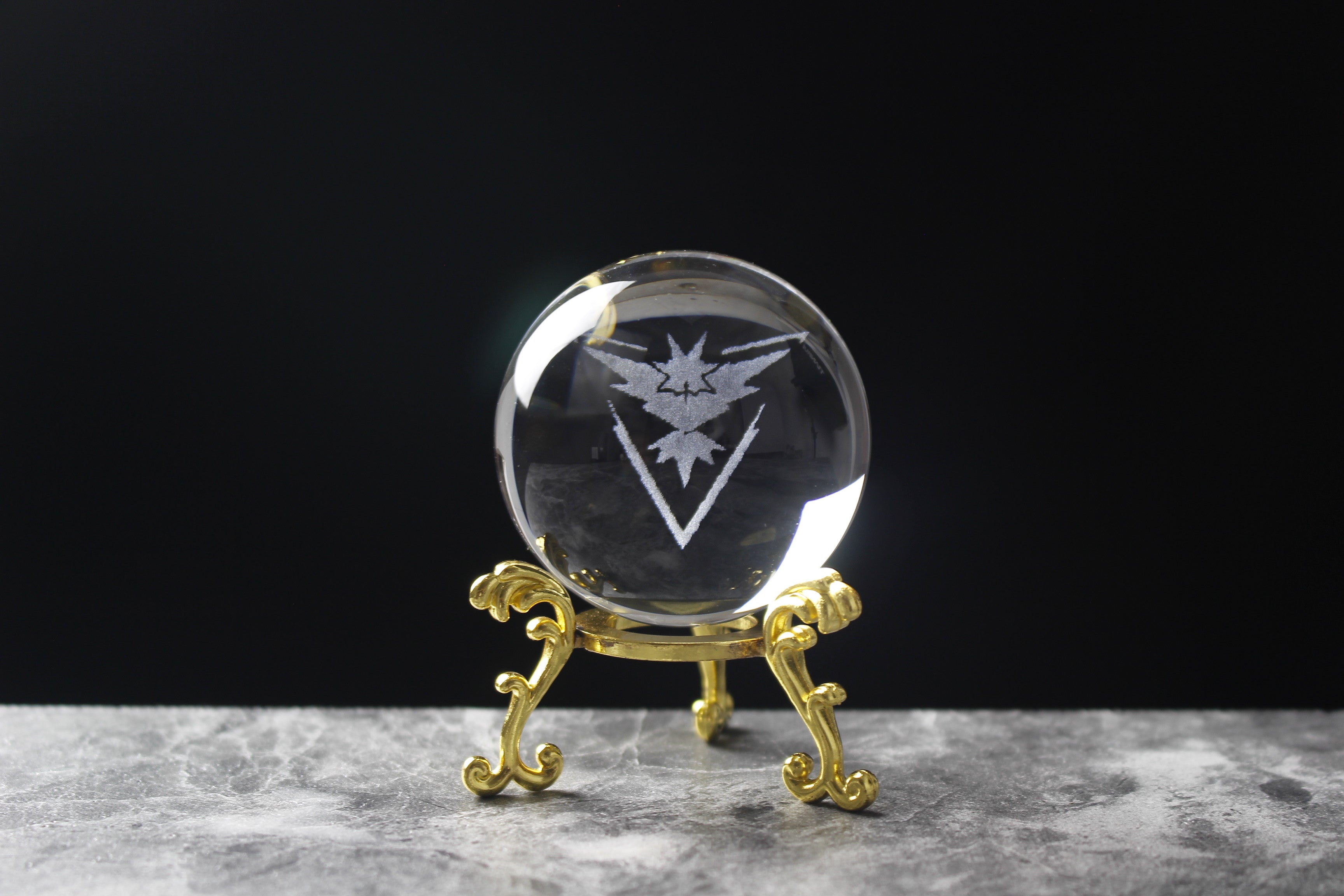 Team Instinct Engraved in Crystal Ball