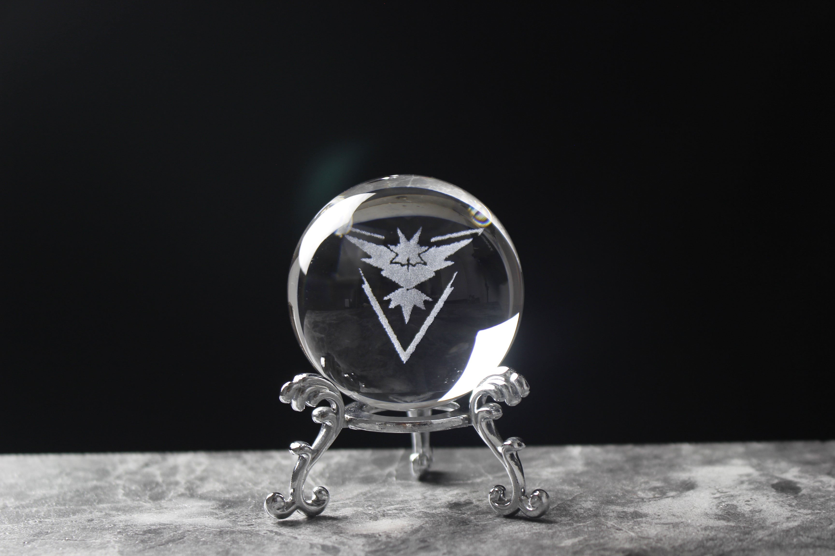 Team Instinct Engraved in Crystal Ball