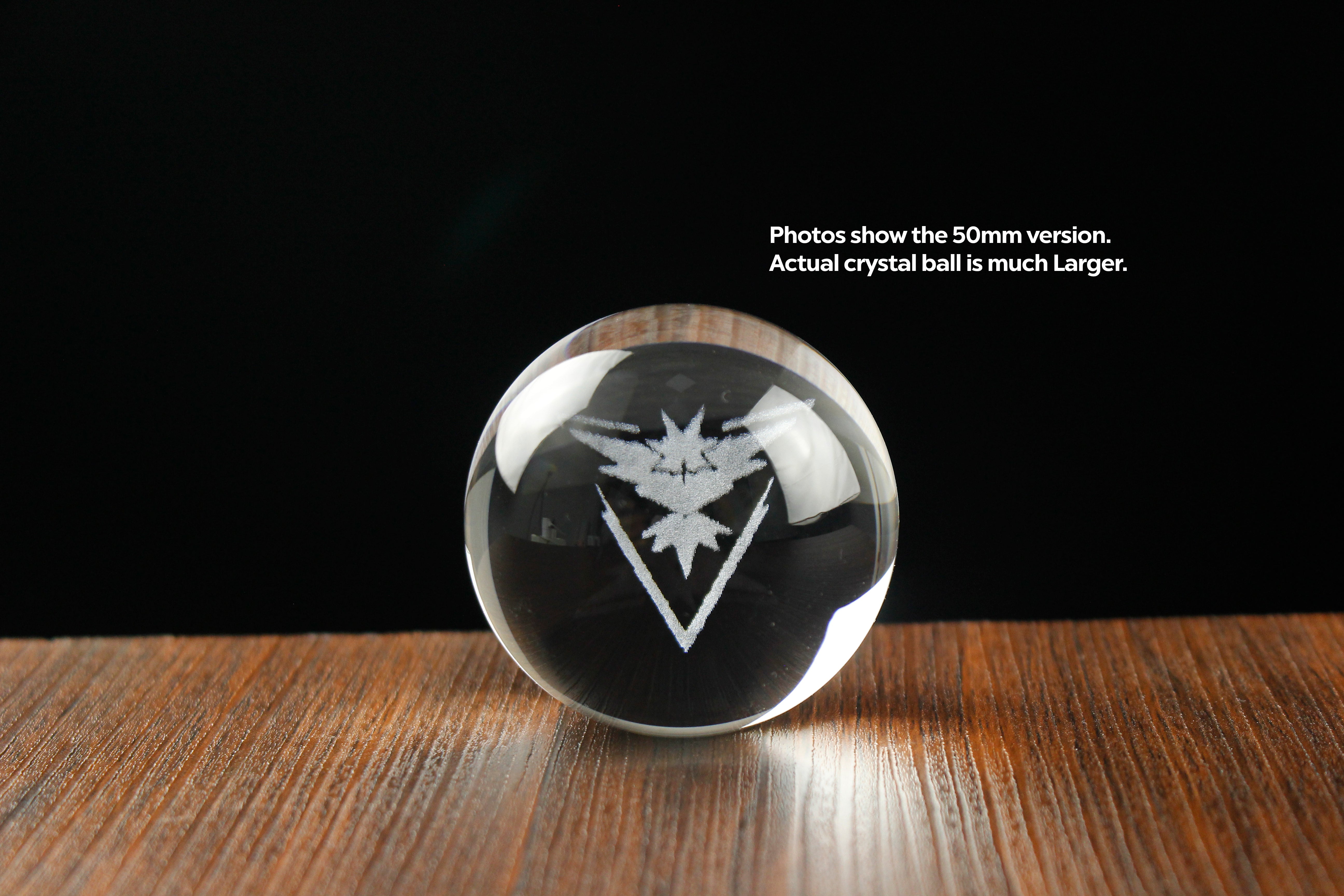 Team Instinct Engraved in Crystal Ball