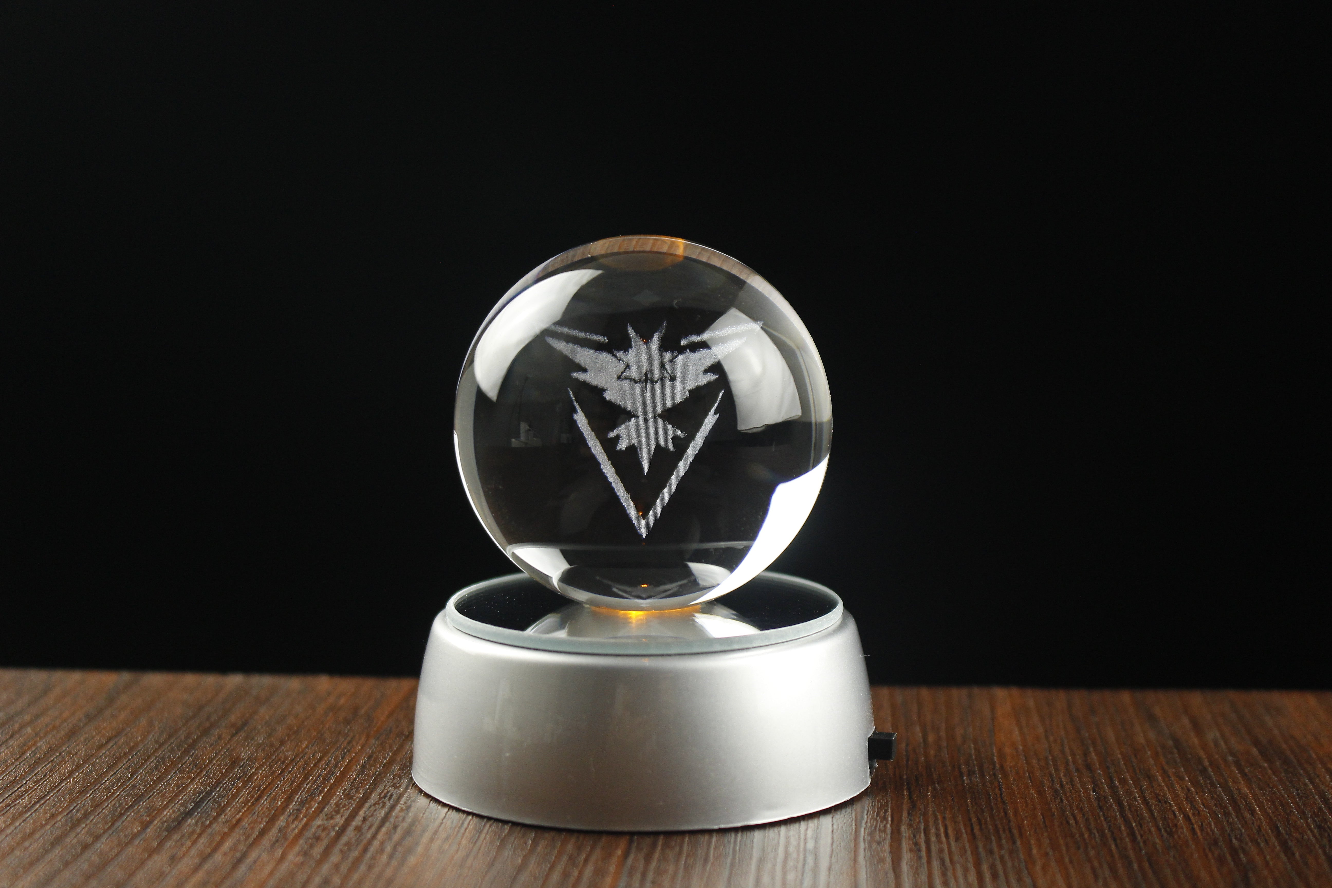 Team Instinct Engraved in Crystal Ball