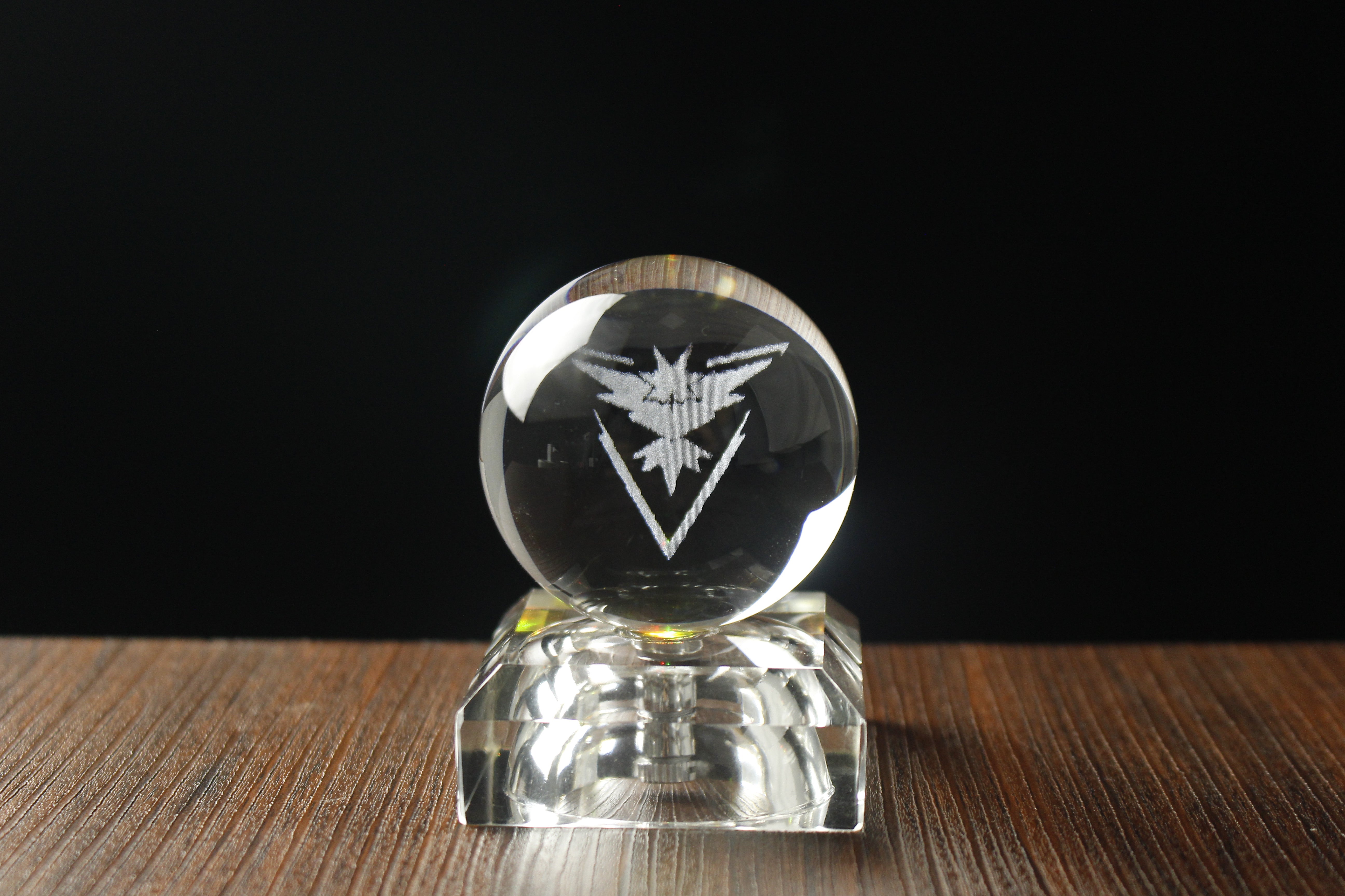 Team Instinct Engraved in Crystal Ball