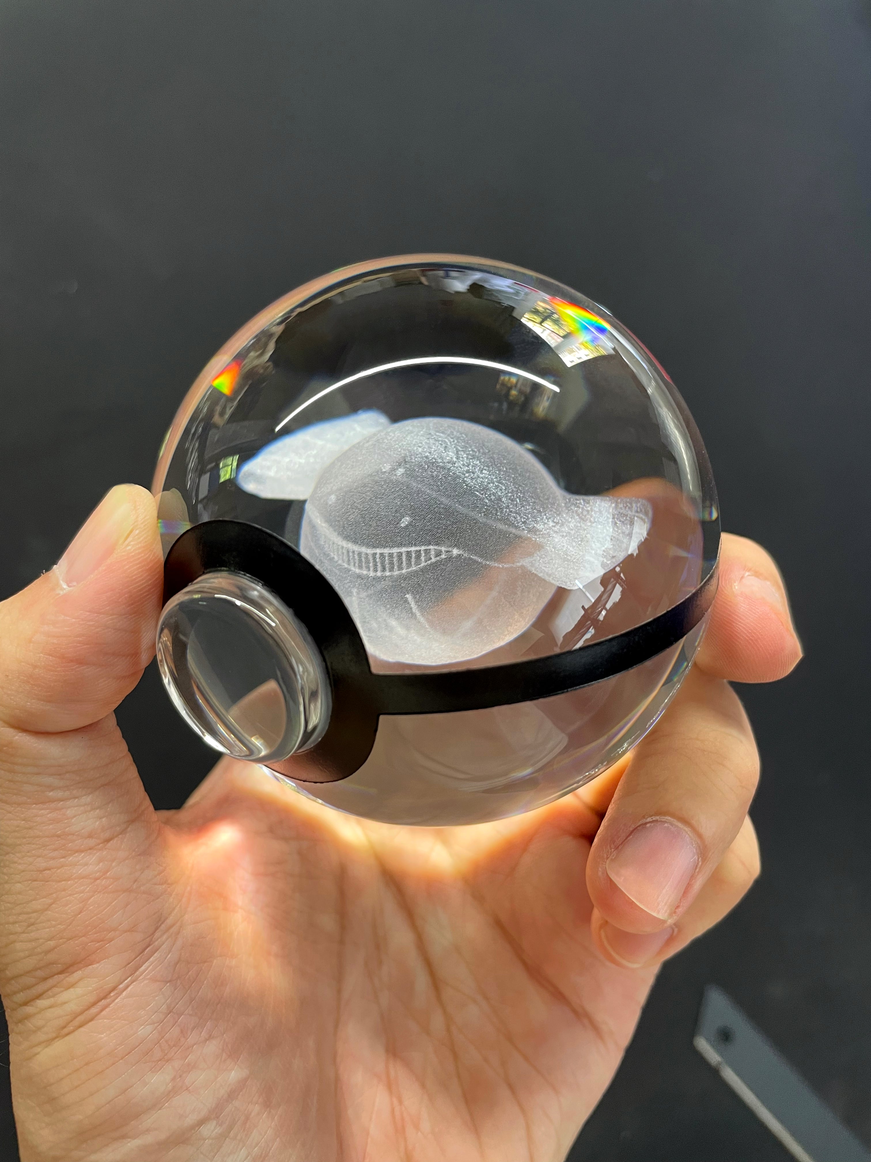 Wailmer Large Crystal Pokeball