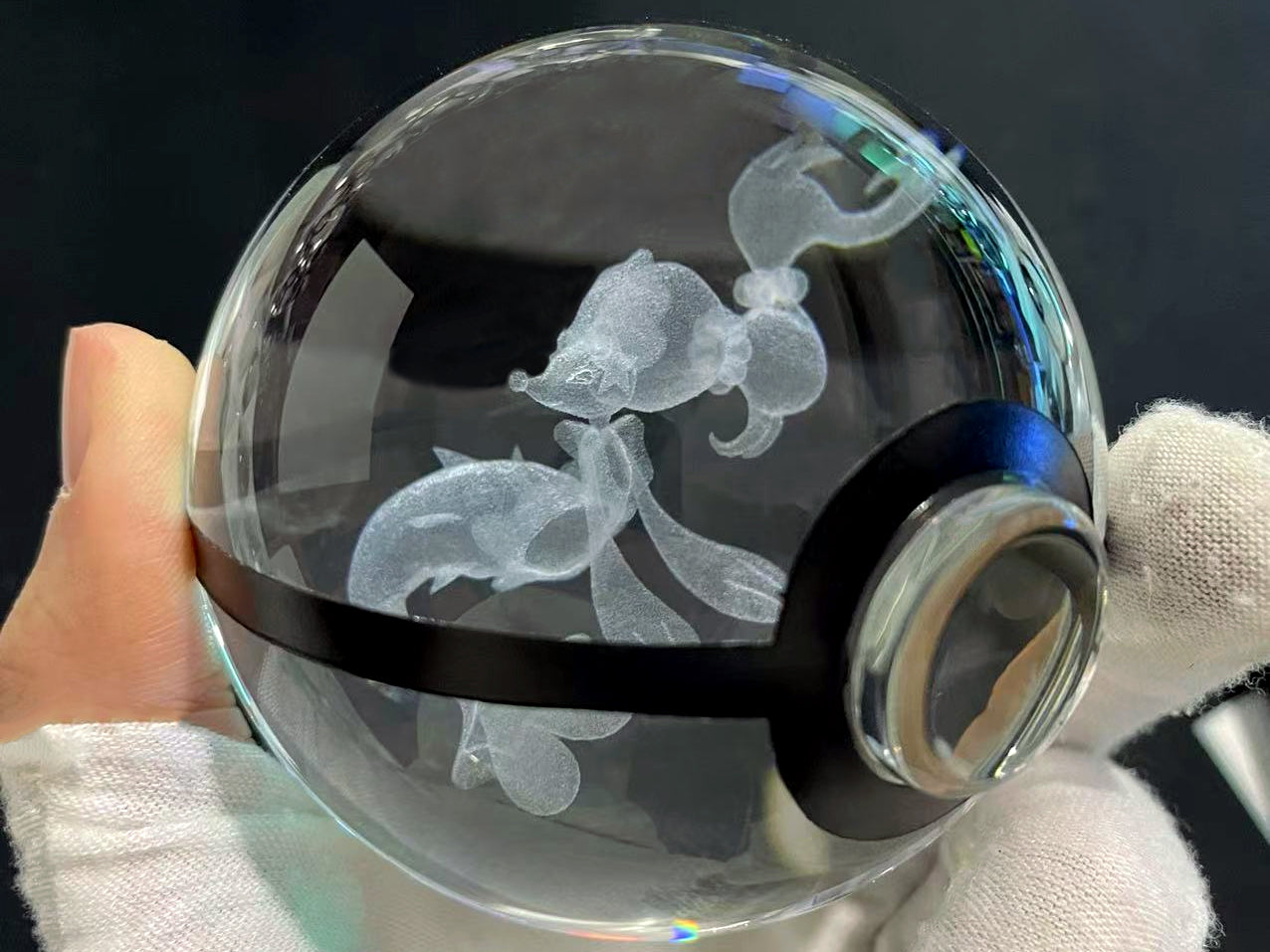 Primarina Large Crystal Pokeball