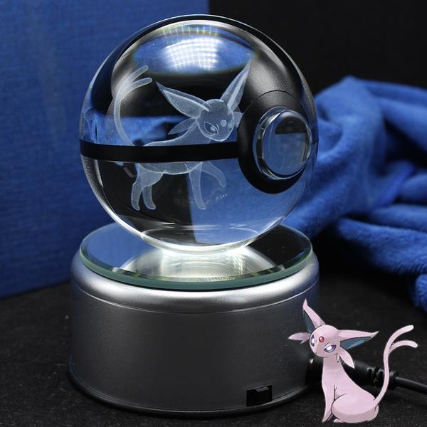 Espeon Large Crystal Pokeball