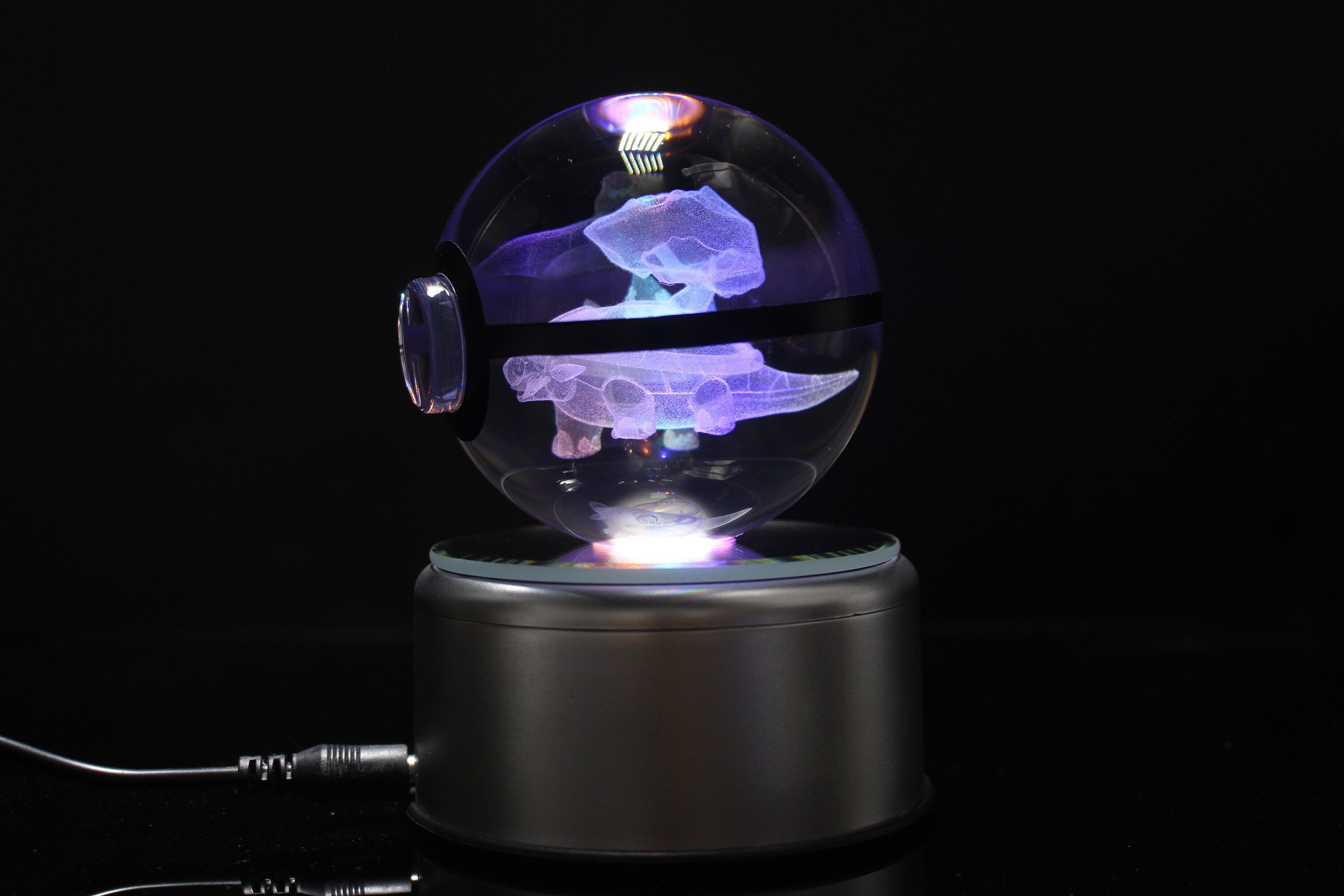 Torterra Large Crystal Pokeball