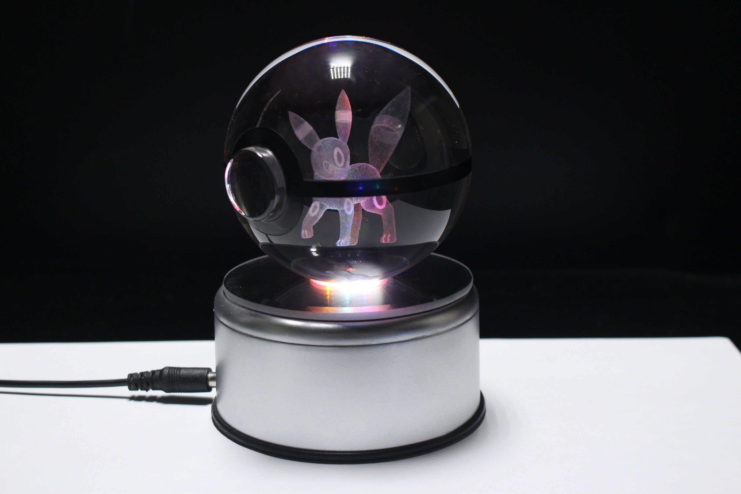 Rotating LED Base With USB (Several Colors)