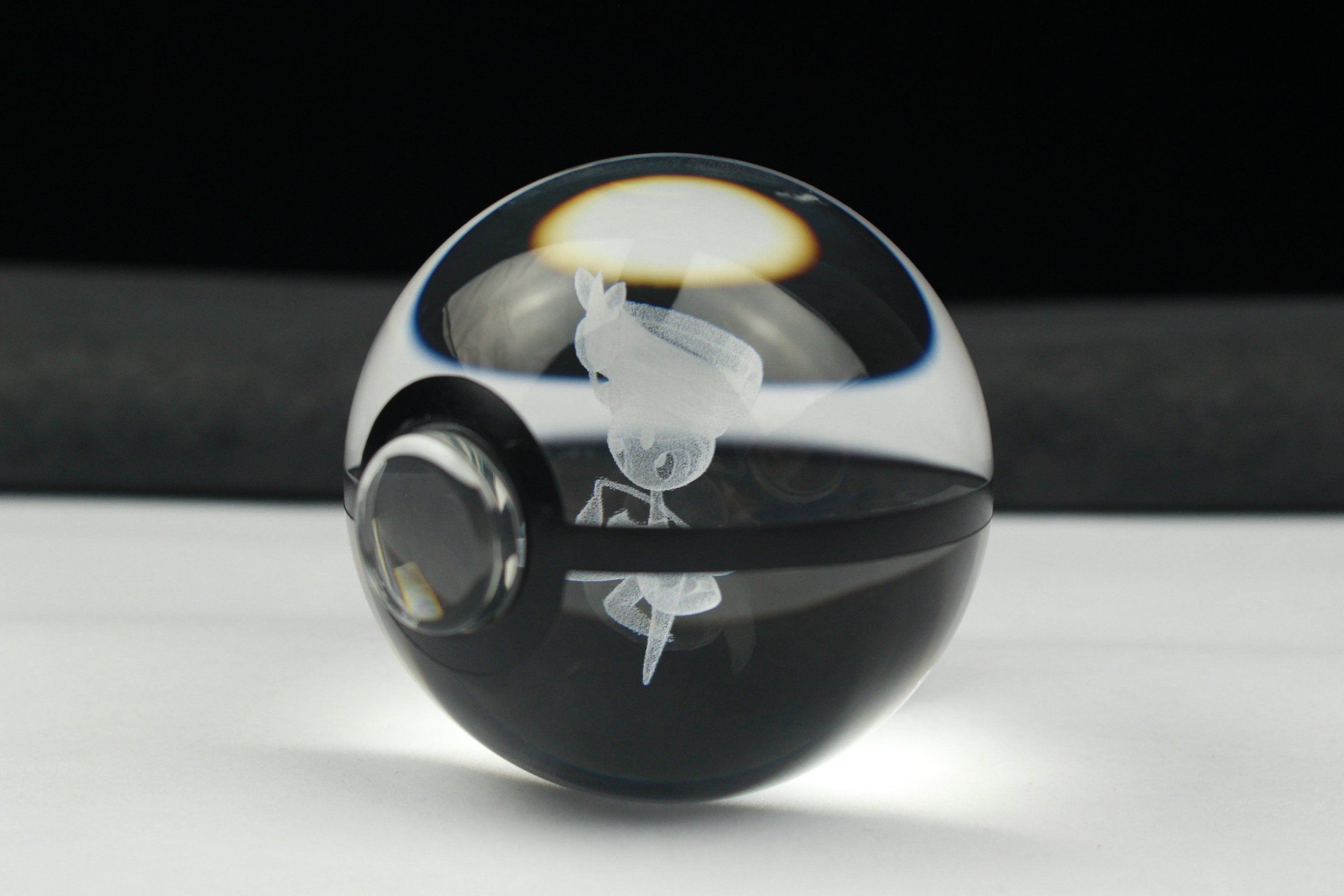 Meloetta Pirouette Forme Large Crystal Pokeball