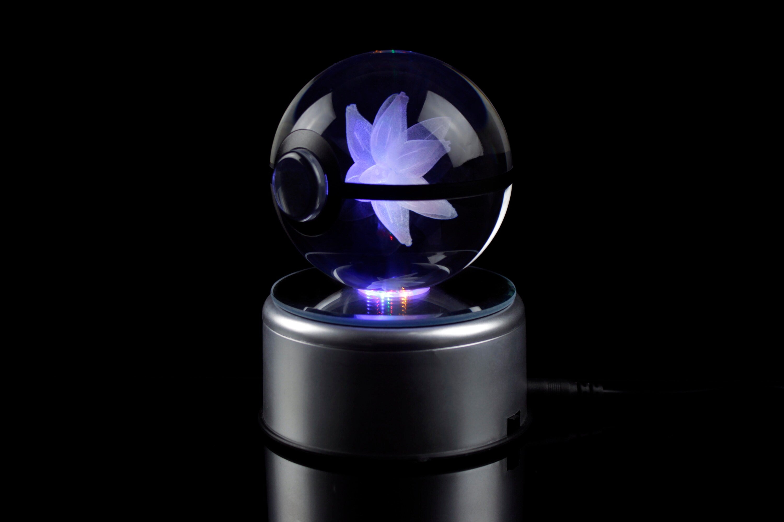 Glimmora Large Crystal Pokeball